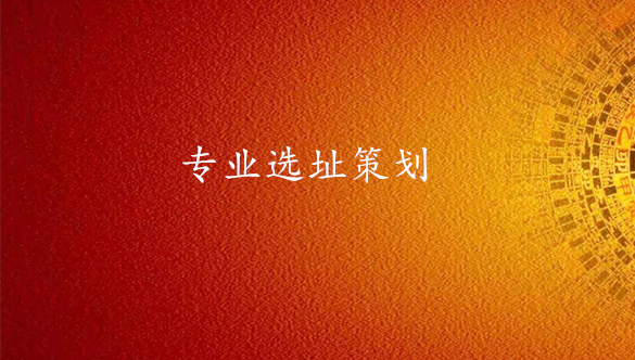 专业选址策划